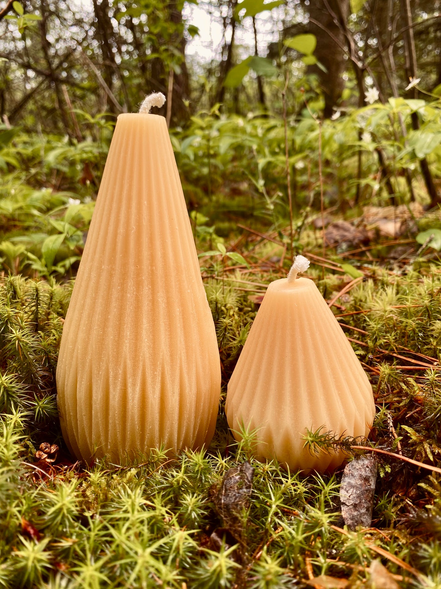 Fluted Pear Candle